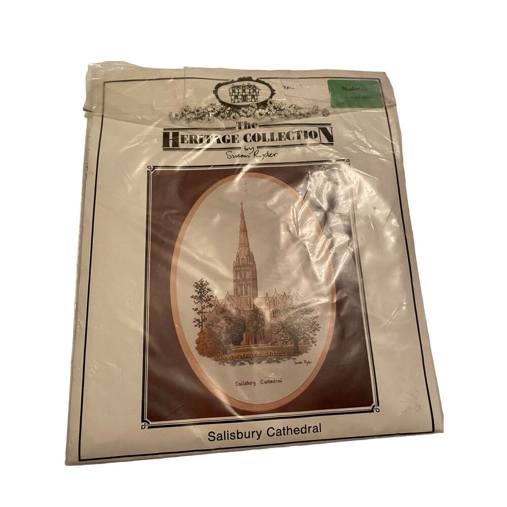 Heritage Collection Salisbury Cathedral Counted Cross Stitch Kit Susan Ryder